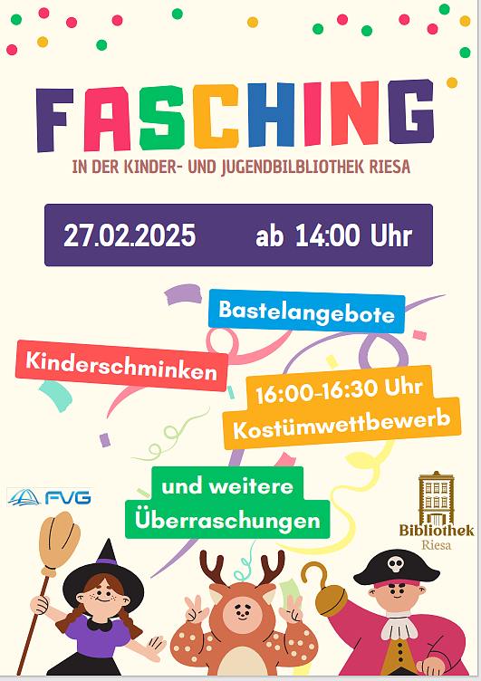 Fasching in der Kinderbibliothek